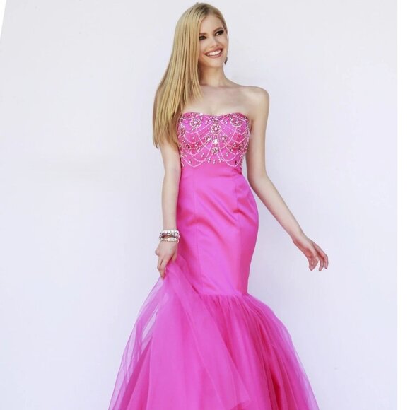 Luxury Designer Prom Party Couture Evening Wedding Cocktail Runway Gown Dress NW - Picture 2 of 11